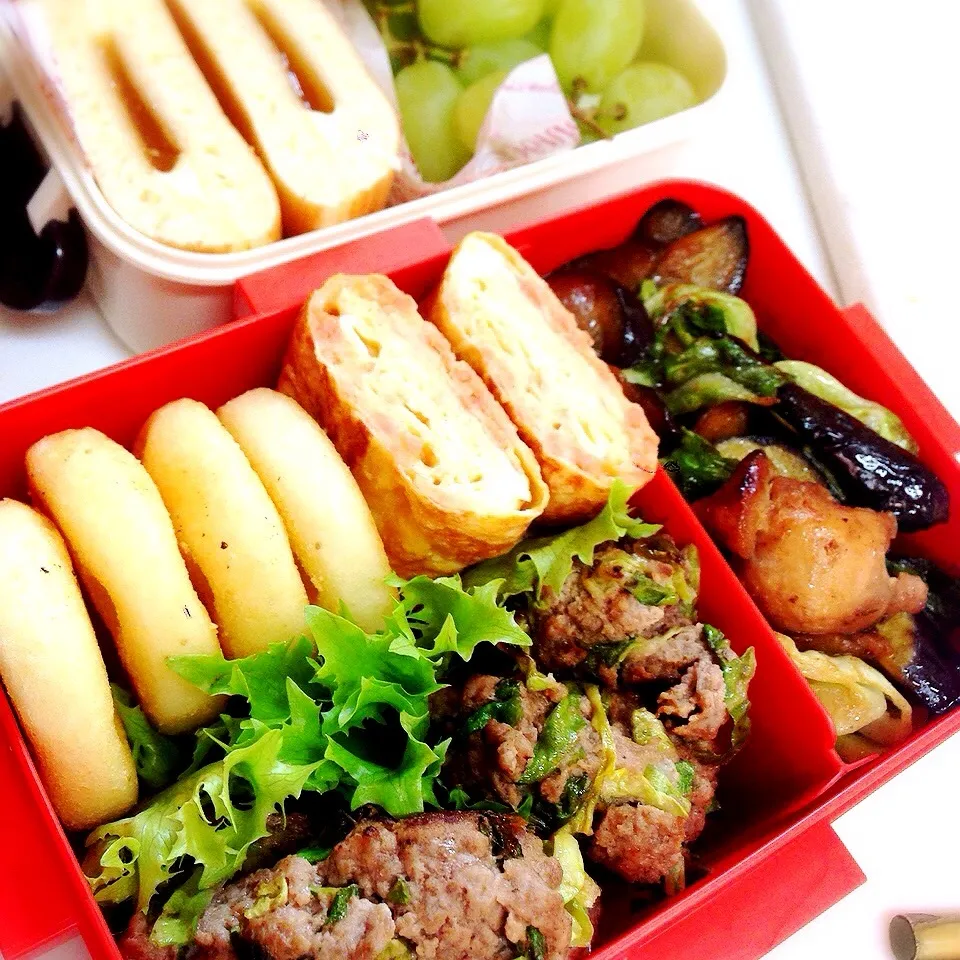 休日出勤お弁当2|おいもさん