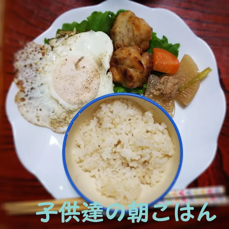 Snapdishの料理写真:朝ごはんプレート【キッズモーニングプレート（和食）】|I am hungry familyさん