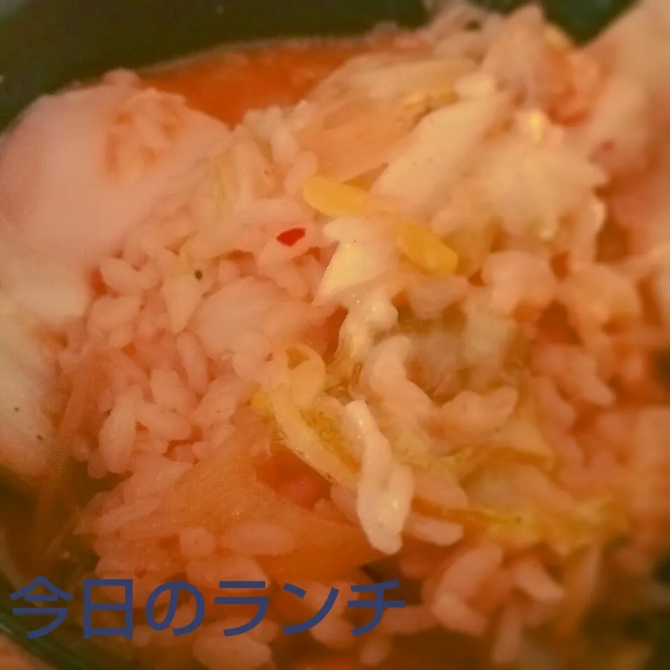 キムチチーズたまご雑炊|I am hungry familyさん