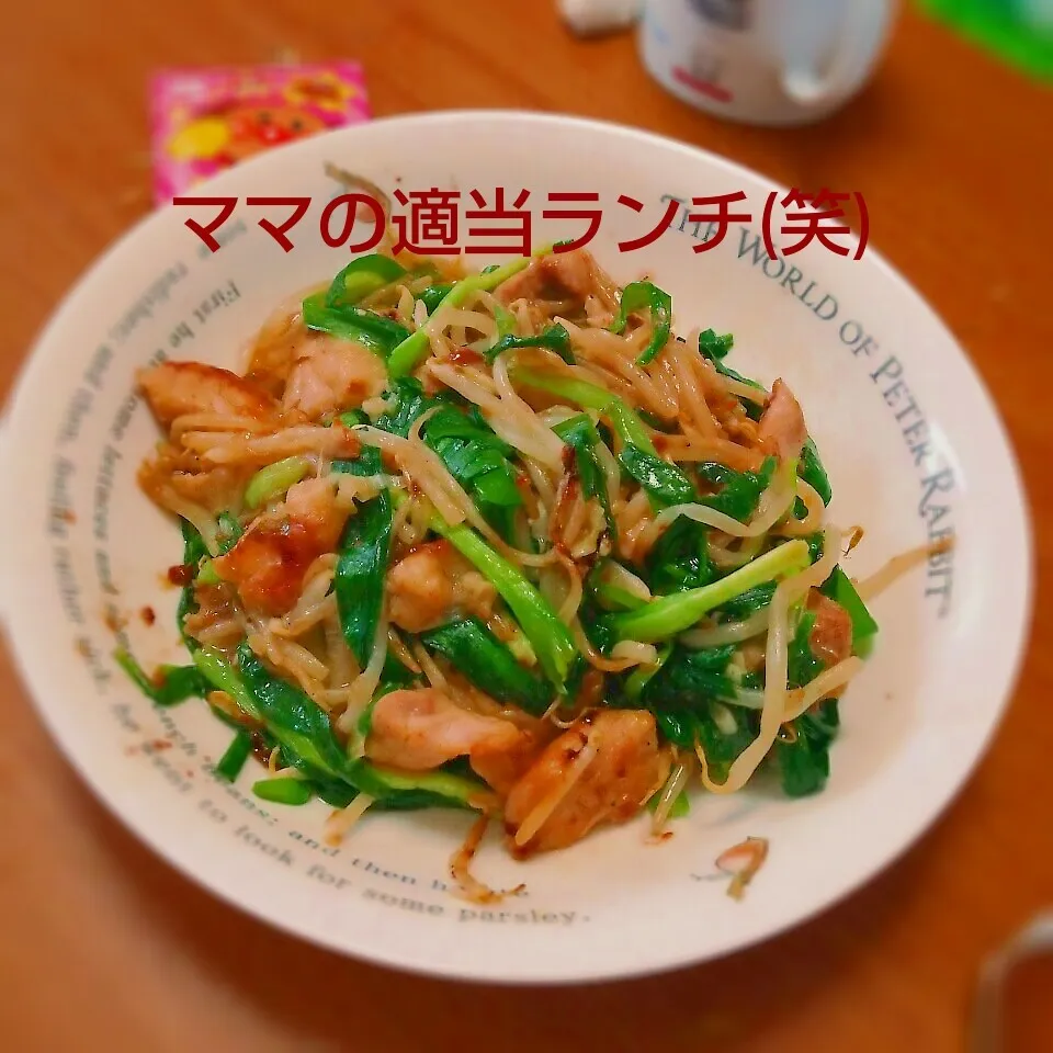 Snapdishの料理写真:鶏肉の野菜炒め|I am hungry familyさん