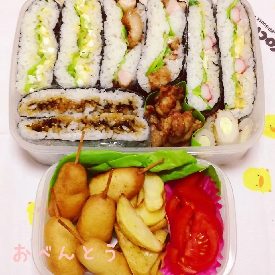 おにぎらず弁当|く〜ちさん