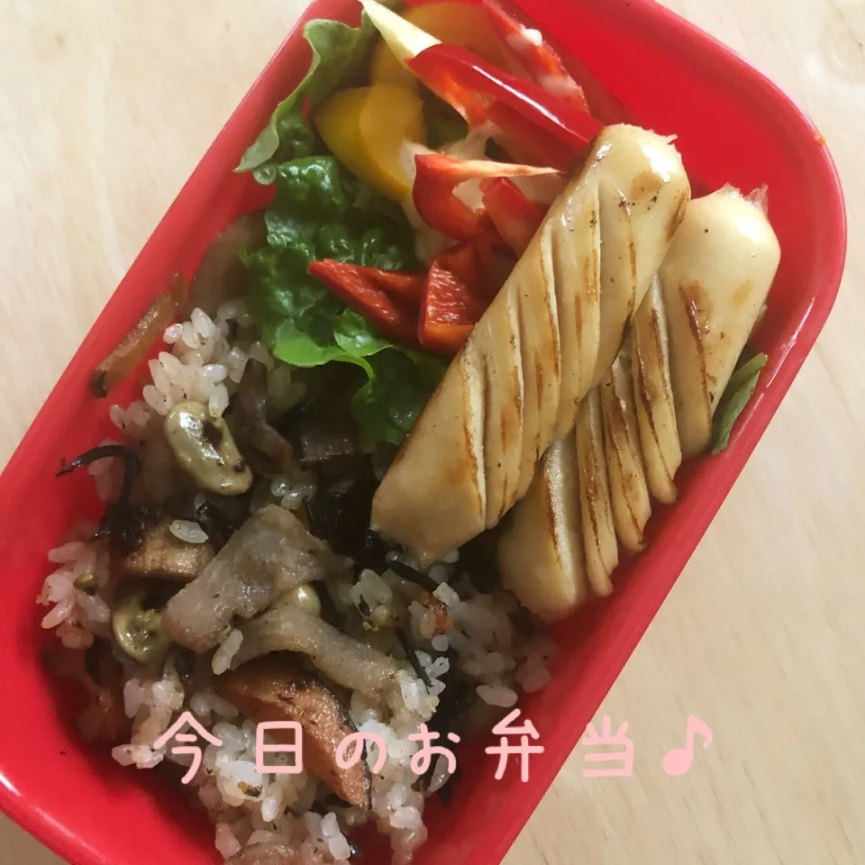 ひじき炒飯と豆腐ウインナー|ころりんさん