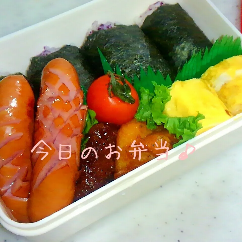 Snapdishの料理写真:おにぎり弁当♪|ころりんさん