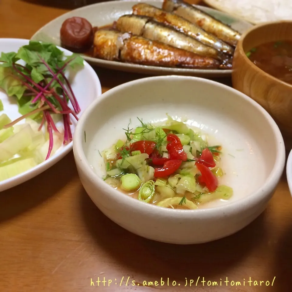 和洋食な夕飯〜♪|とみとみたろうの男子ごはん♪さん