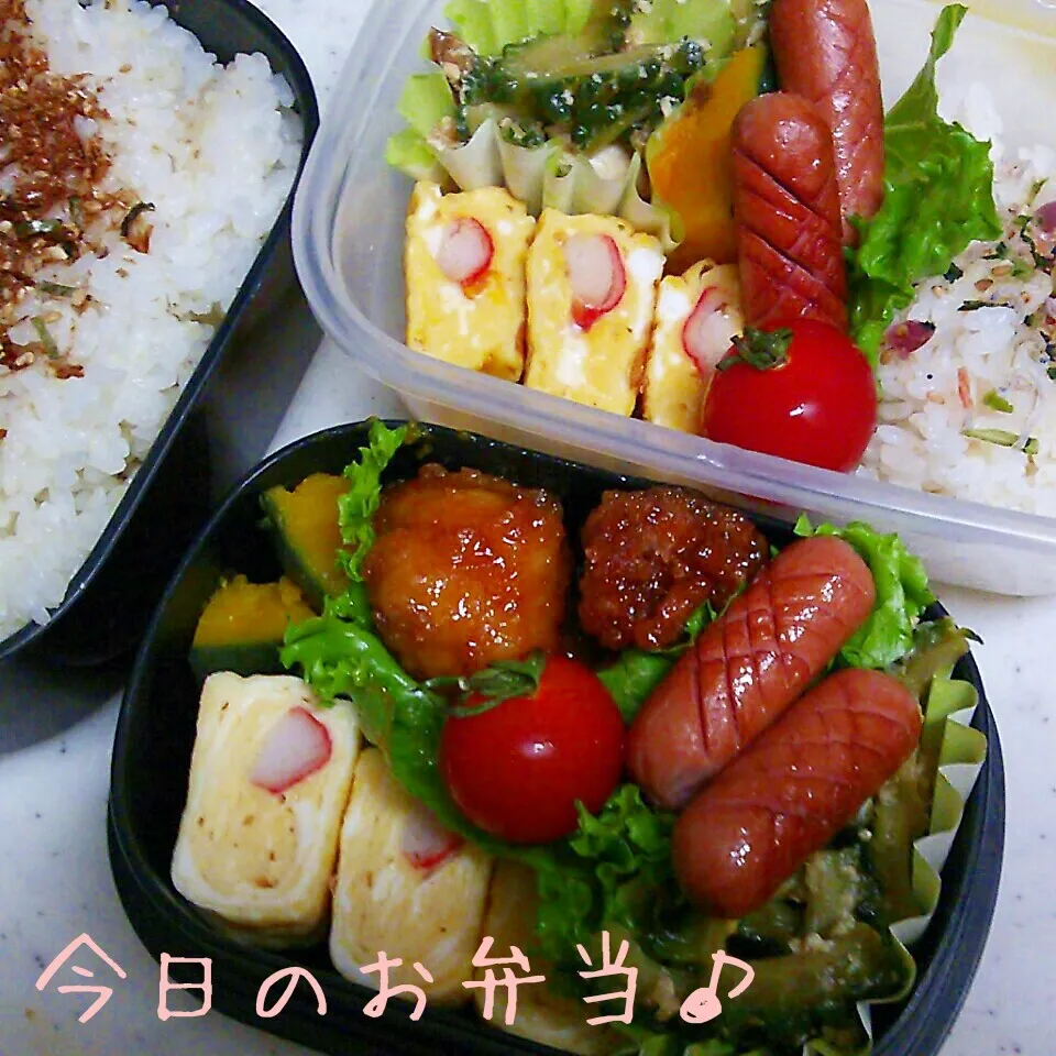 二人分のお弁当♪|ころりんさん