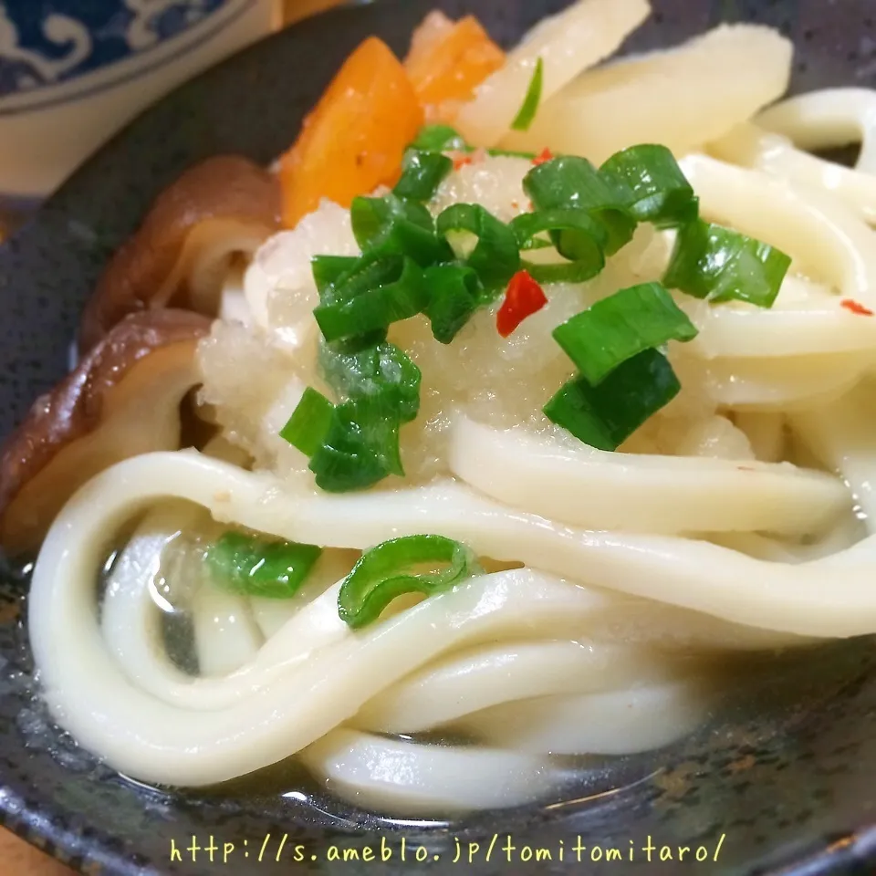 みぞれ鍋の〆うどん〜♪|とみとみたろうの男子ごはん♪さん