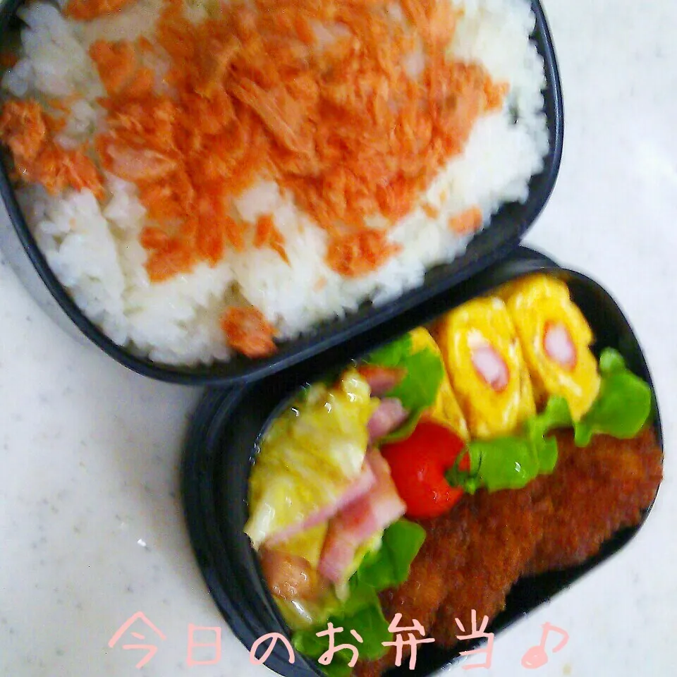 Snapdishの料理写真:高２息子弁当♪|ころりんさん