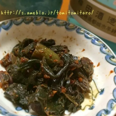 高菜漬物の辛子味噌和え〜！！|とみとみたろうの男子ごはん♪さん