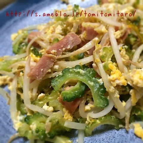 もやし入り！ゴーヤチャンプル！！|とみとみたろうの男子ごはん♪さん