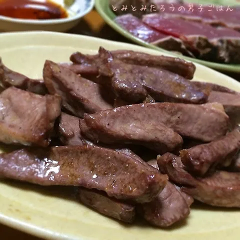 豚心臓のマキシマム炒め〜！|とみとみたろうの男子ごはん♪さん