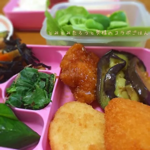 茄子入り弁当〜！|とみとみたろうの男子ごはん♪さん