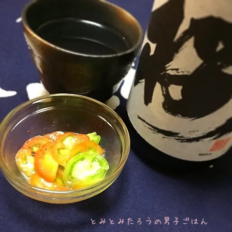 さつま寿桜とトマトのサラダ！|とみとみたろうの男子ごはん♪さん