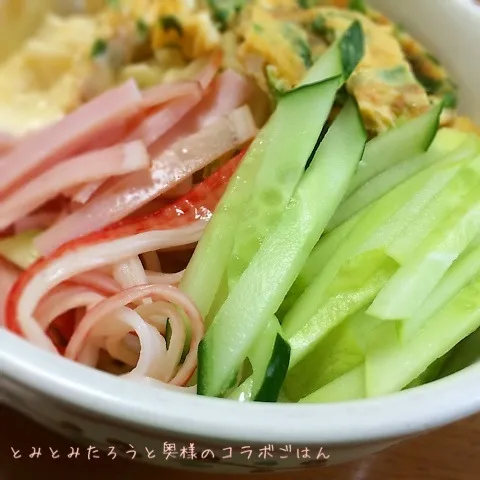 ニラ玉入り！冷やし中華〜！！|とみとみたろうの男子ごはん♪さん