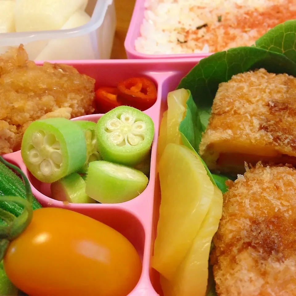 秋に収穫した自家野菜弁当！！|とみとみたろうの男子ごはん♪さん