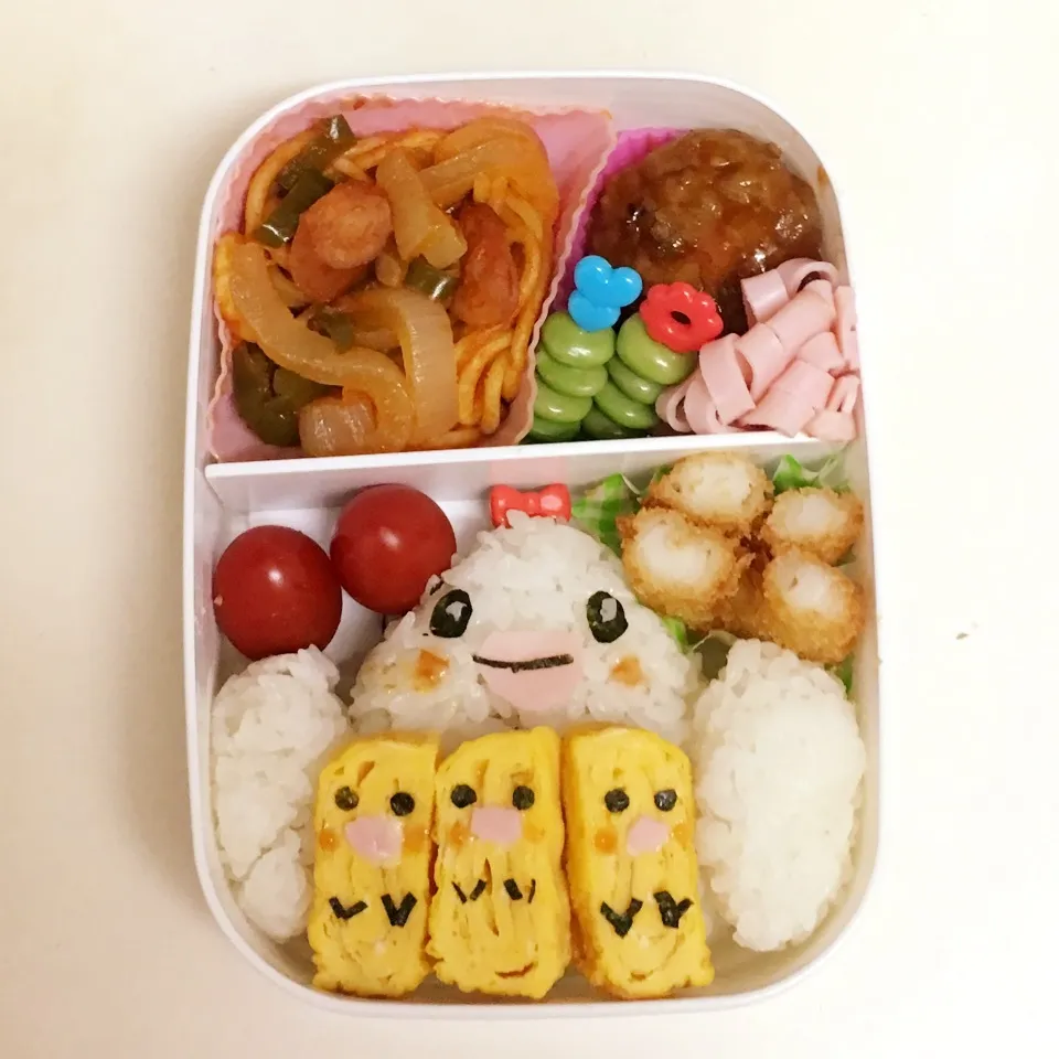 娘弁当☆彡 久々のキャラ弁❣️|ち〜さん