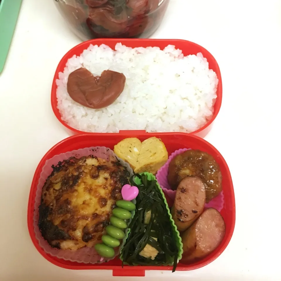 Snapdishの料理写真:娘弁当⭐️ グラタン焦げちゃった(；´Д`A|ち〜さん