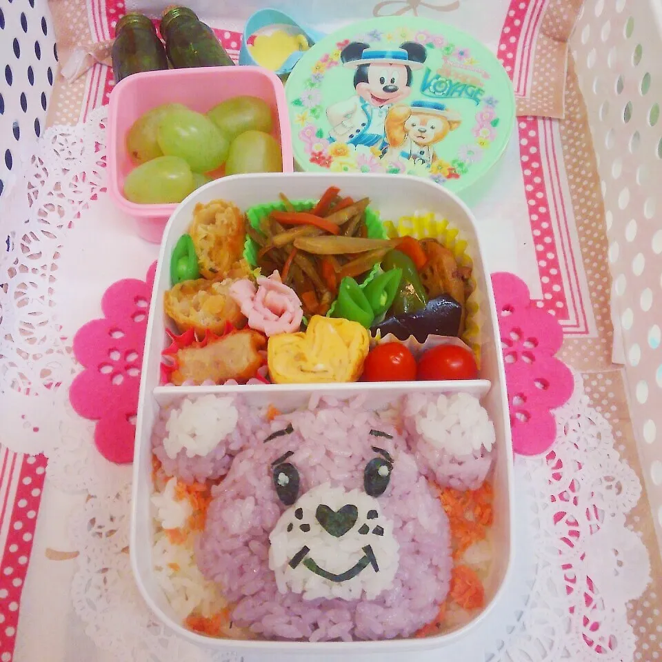 Snapdishの料理写真:娘弁当♪　ケアベア|ち〜さん