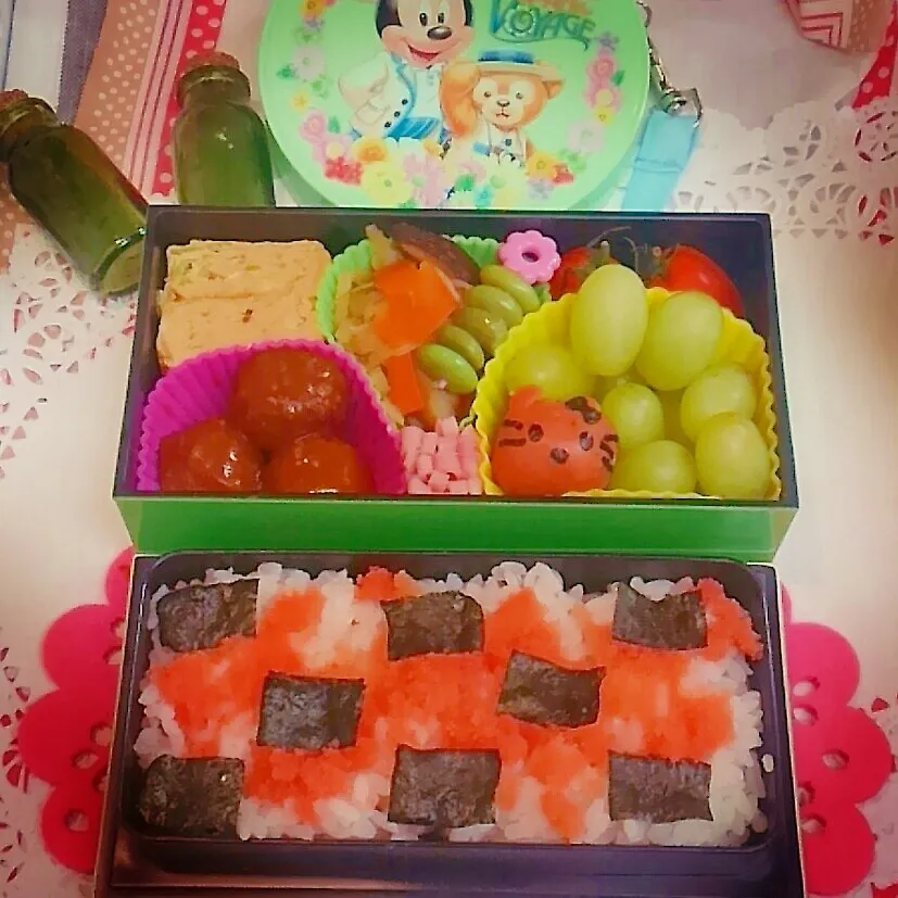 Snapdishの料理写真:娘弁当♪😺|ち〜さん