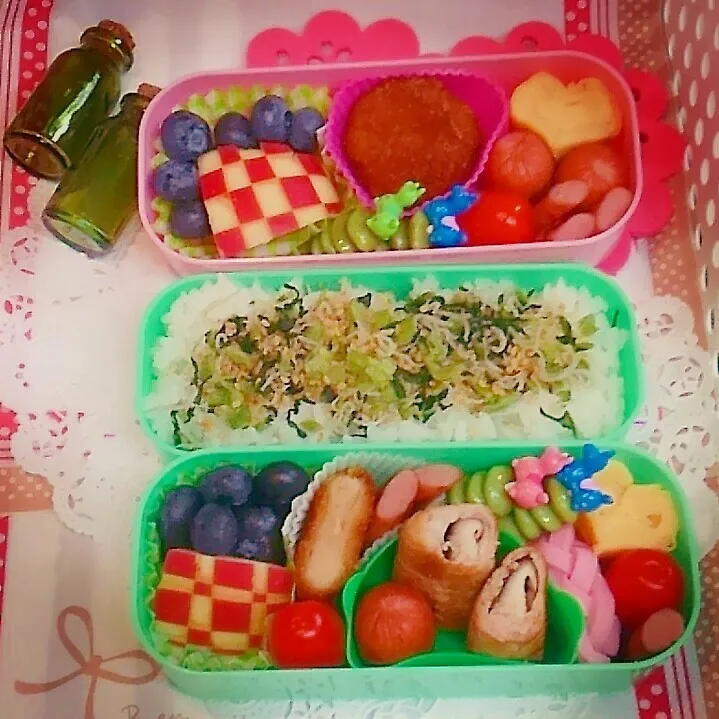 Snapdishの料理写真:娘弁当♪|ち〜さん