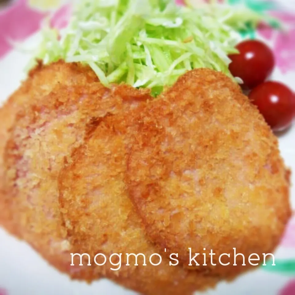 今日の晩ご飯　ハムカツ|mogmoさん