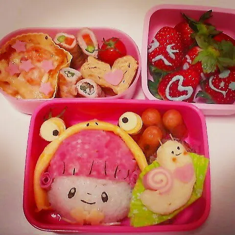 Snapdishの料理写真:娘が小６の時に作ったお弁当♪|ち〜さん