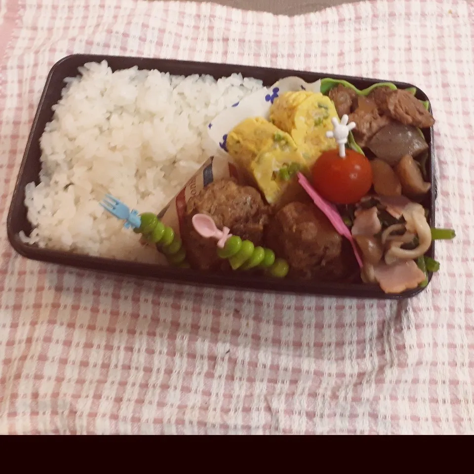 中2男子弁当|みなみなさん