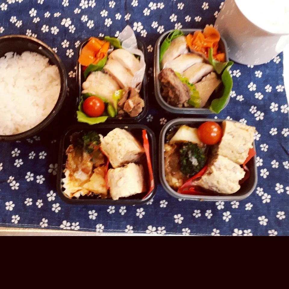 Snapdishの料理写真:中3&中1男子弁当 352|みなみなさん