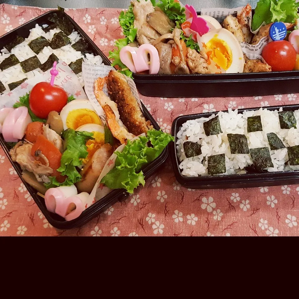 中3&中1男子弁当 315|みなみなさん