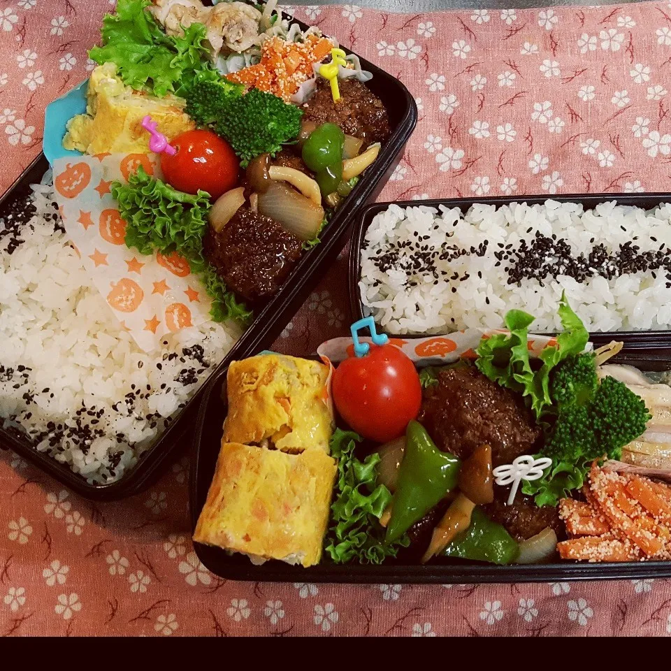 Snapdishの料理写真:中3&中1男子弁当 314|みなみなさん