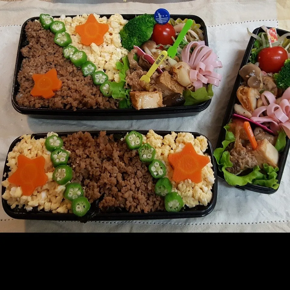 Snapdishの料理写真:中3&中1男子弁当 304|みなみなさん