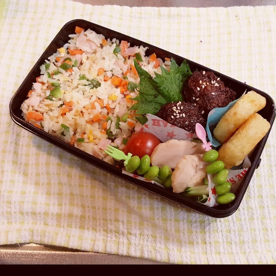 Snapdishの料理写真:中1男子弁当|みなみなさん