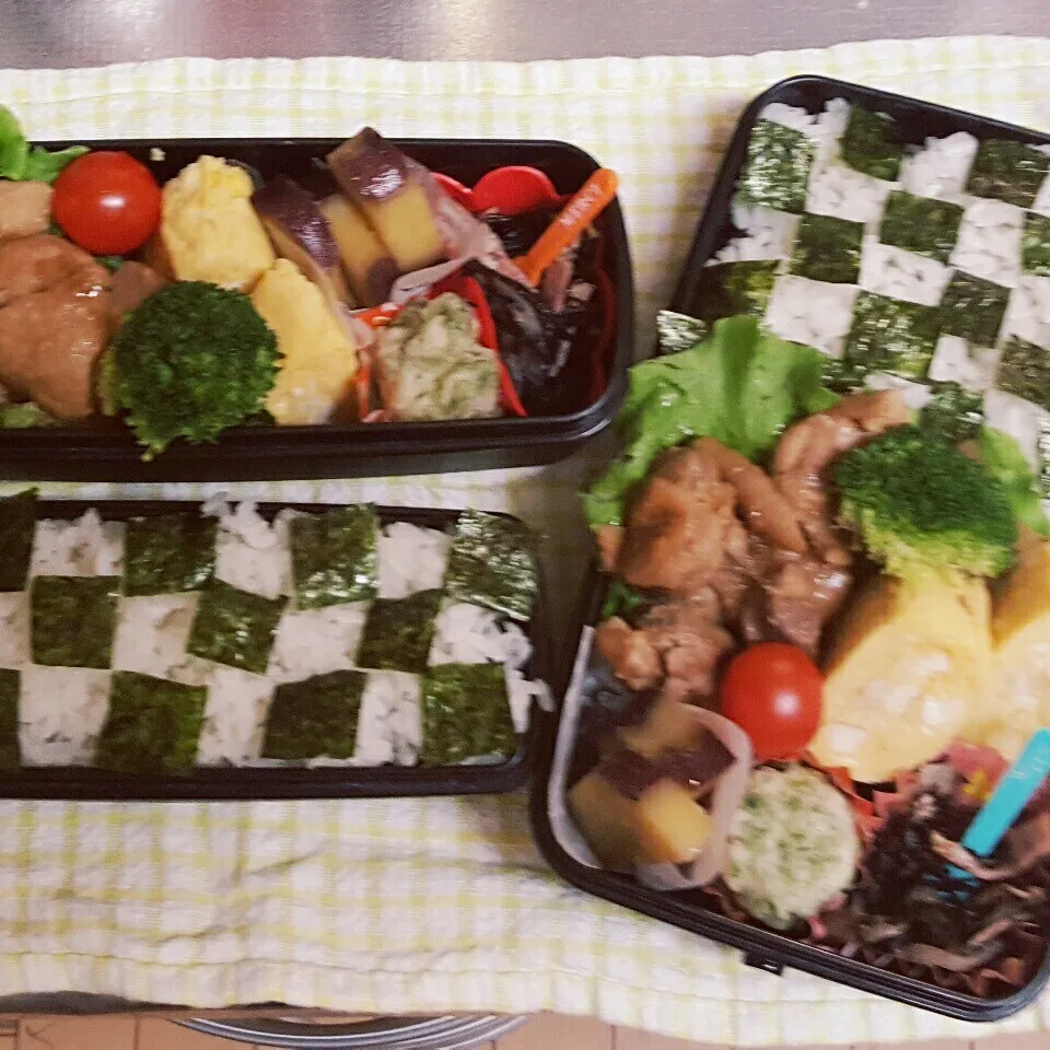 Snapdishの料理写真:中3&中1男子弁当 283|みなみなさん