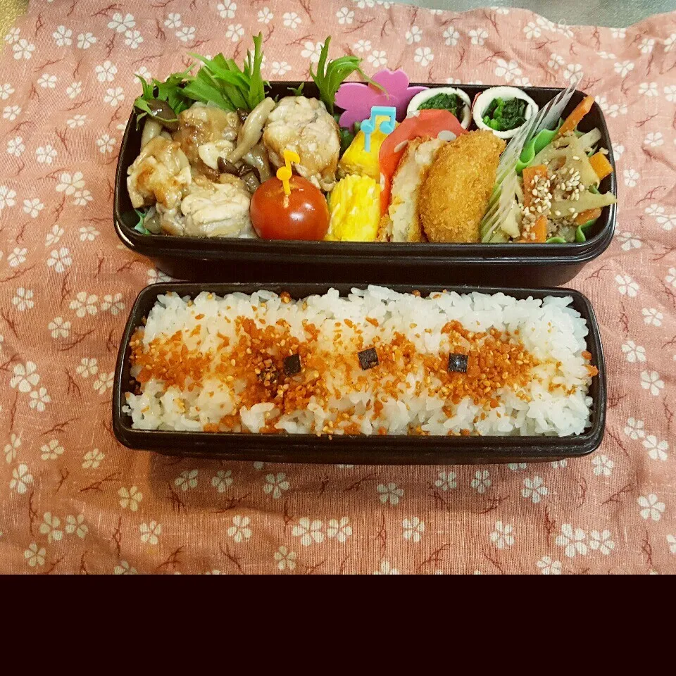 Snapdishの料理写真:中3男子弁当 265|みなみなさん