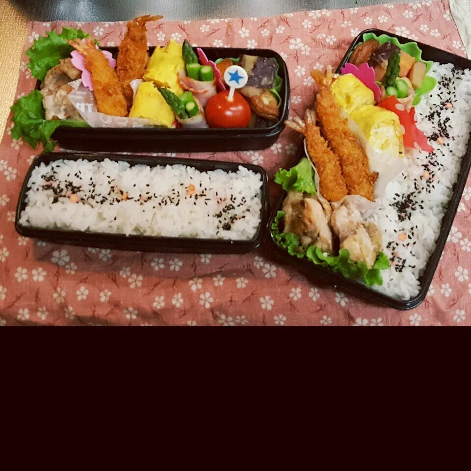 Snapdishの料理写真:中3&中1男子弁当 264|みなみなさん