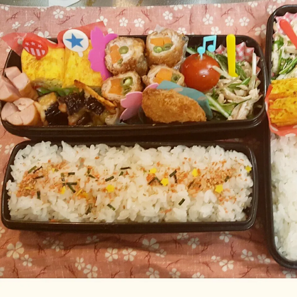 Snapdishの料理写真:中3男子弁当 252|みなみなさん