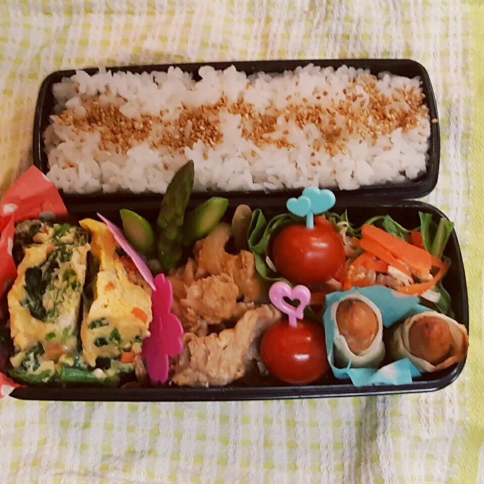 Snapdishの料理写真:中2男子弁当 249|みなみなさん