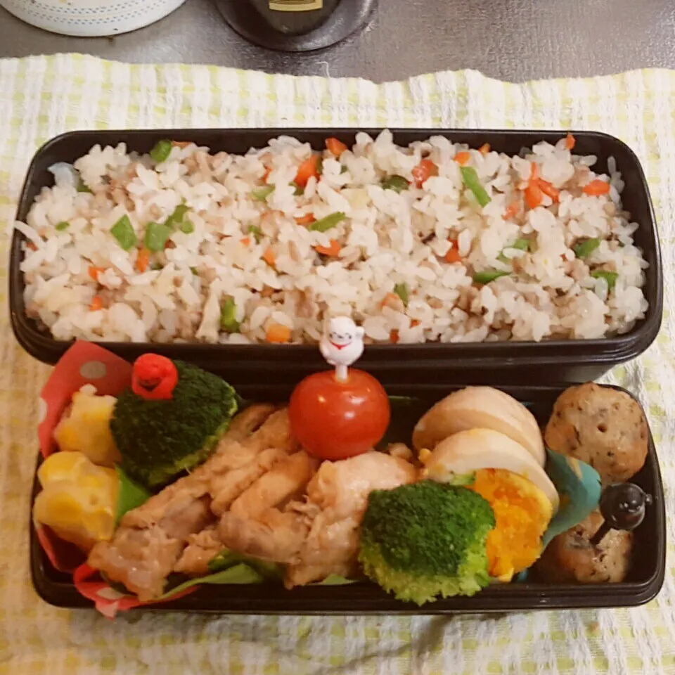 Snapdishの料理写真:中2男子弁当 247|みなみなさん