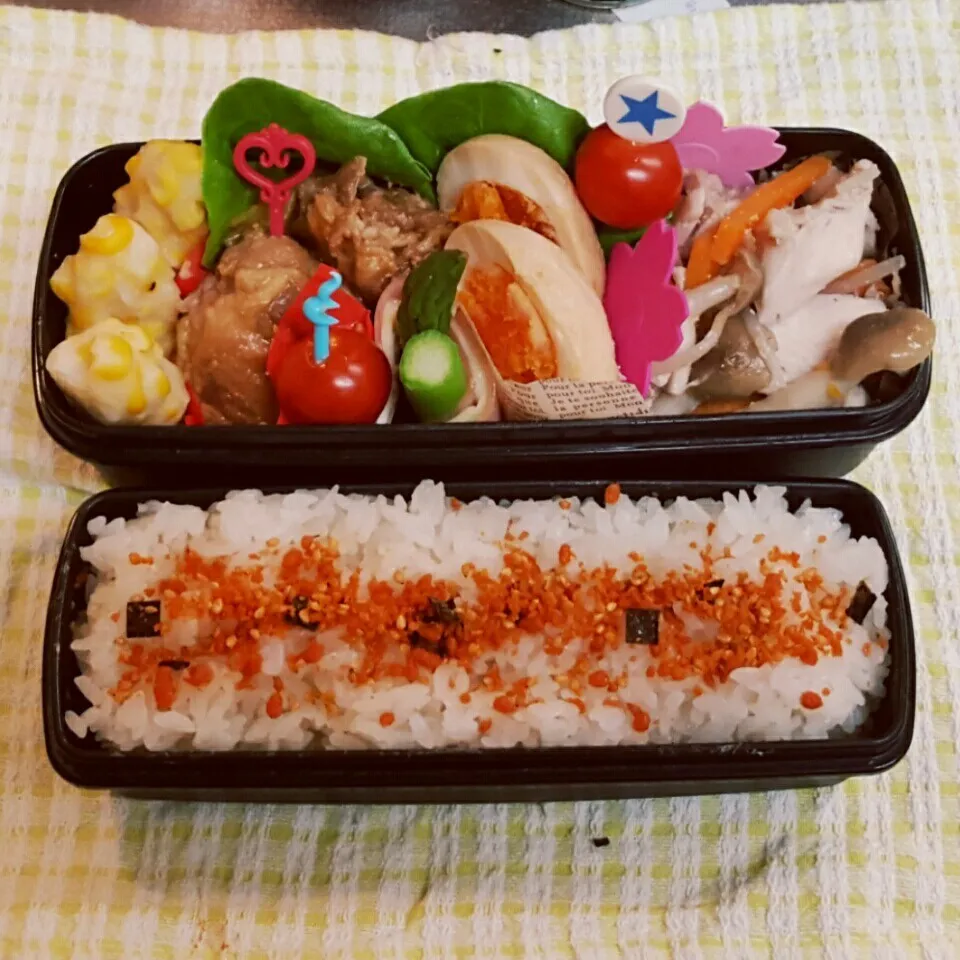 Snapdishの料理写真:中2男子弁当 239|みなみなさん