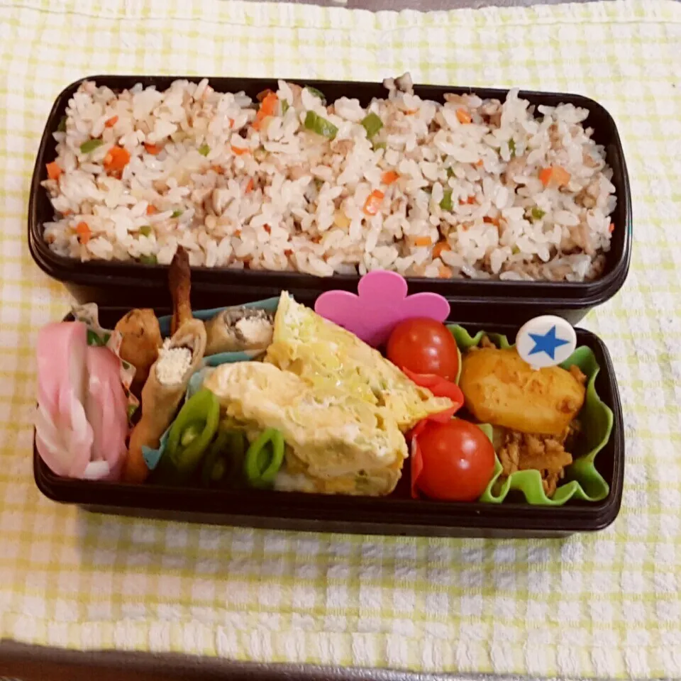 中2男子弁当 223|みなみなさん