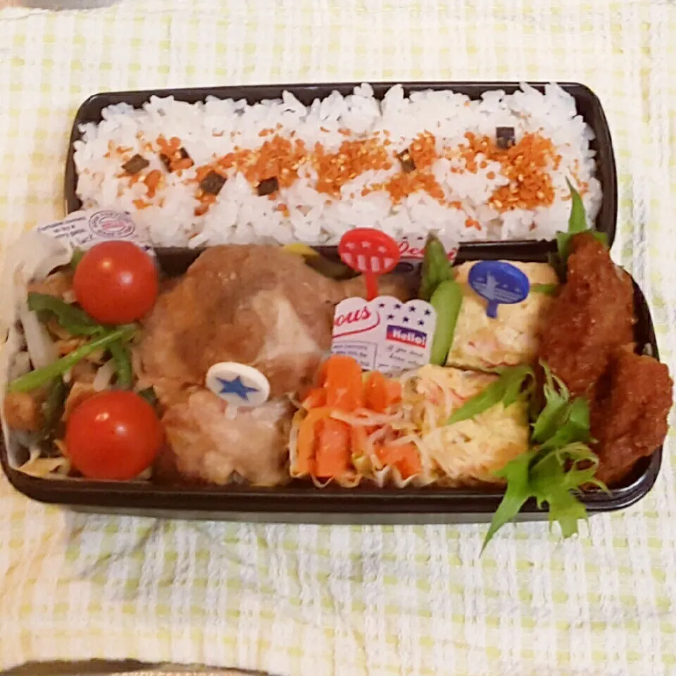 中2男子弁当 218|みなみなさん