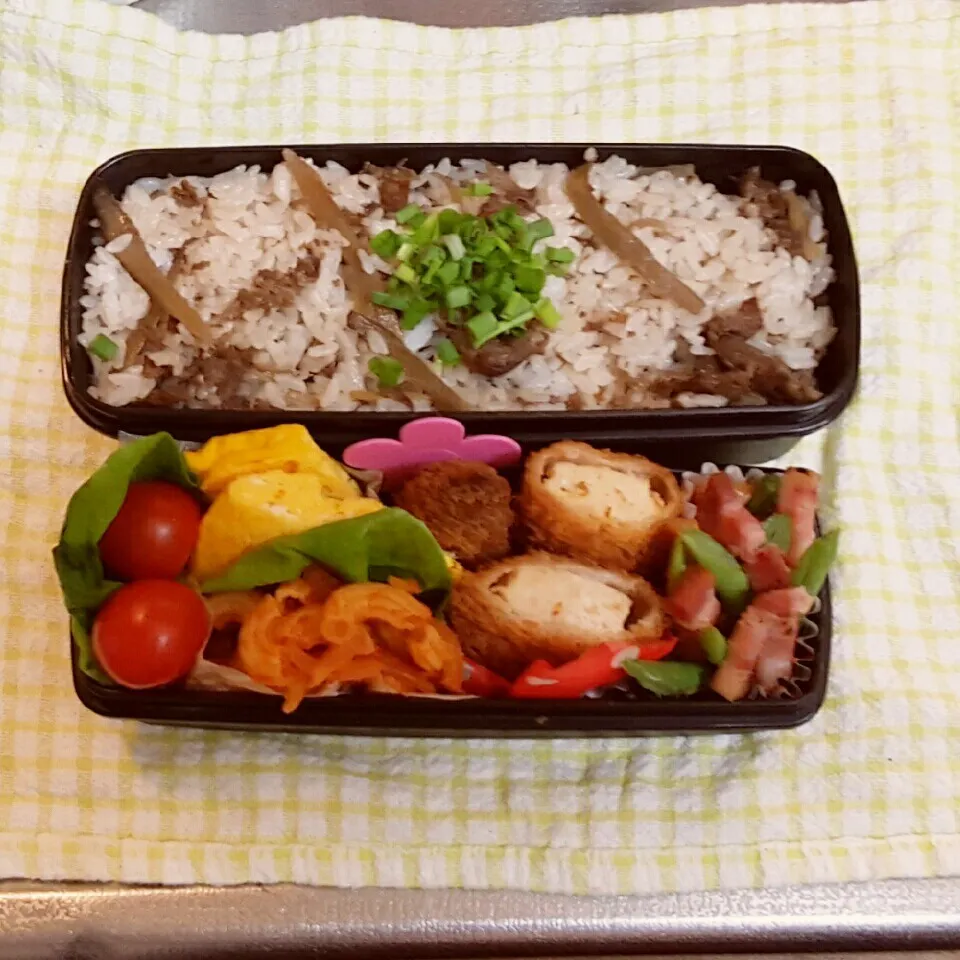 Snapdishの料理写真:中2男子弁当 216|みなみなさん