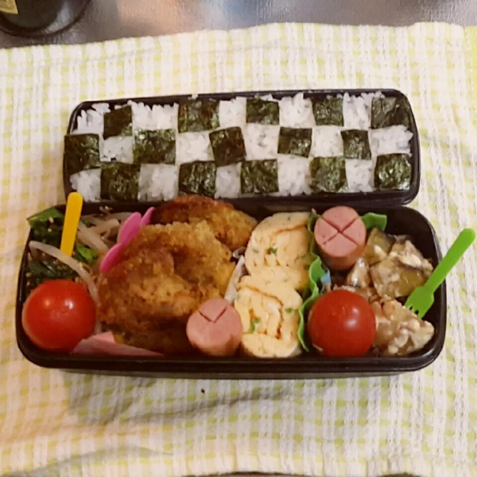 Snapdishの料理写真:中2男子弁当 210|みなみなさん