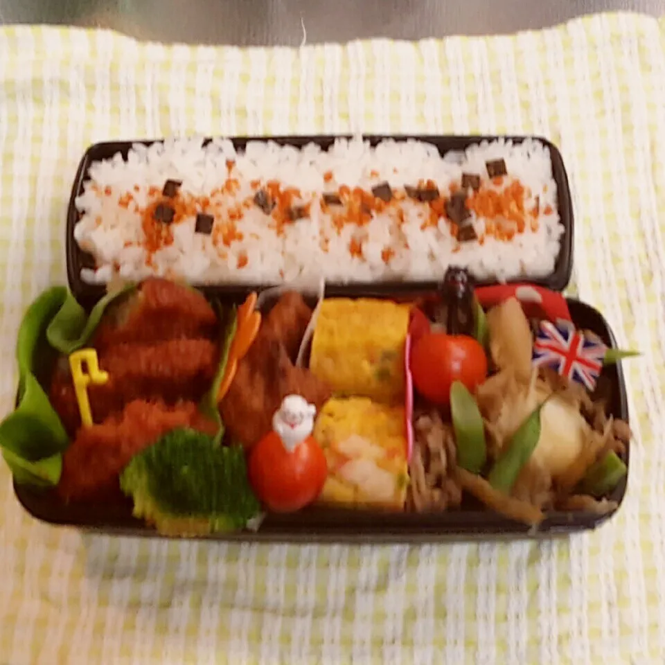 Snapdishの料理写真:中2男子弁当 206|みなみなさん