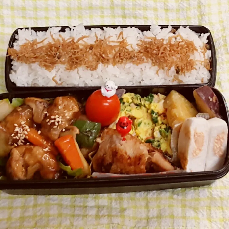 Snapdishの料理写真:中2男子弁当 198|みなみなさん