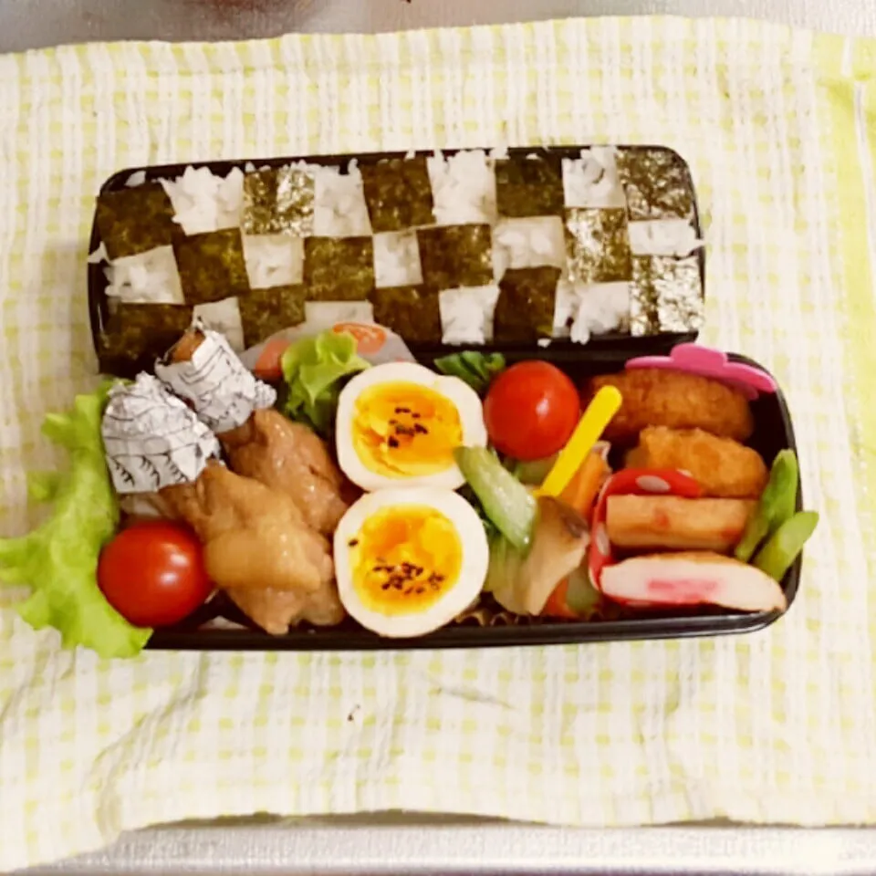 Snapdishの料理写真:中2男子弁当 195|みなみなさん