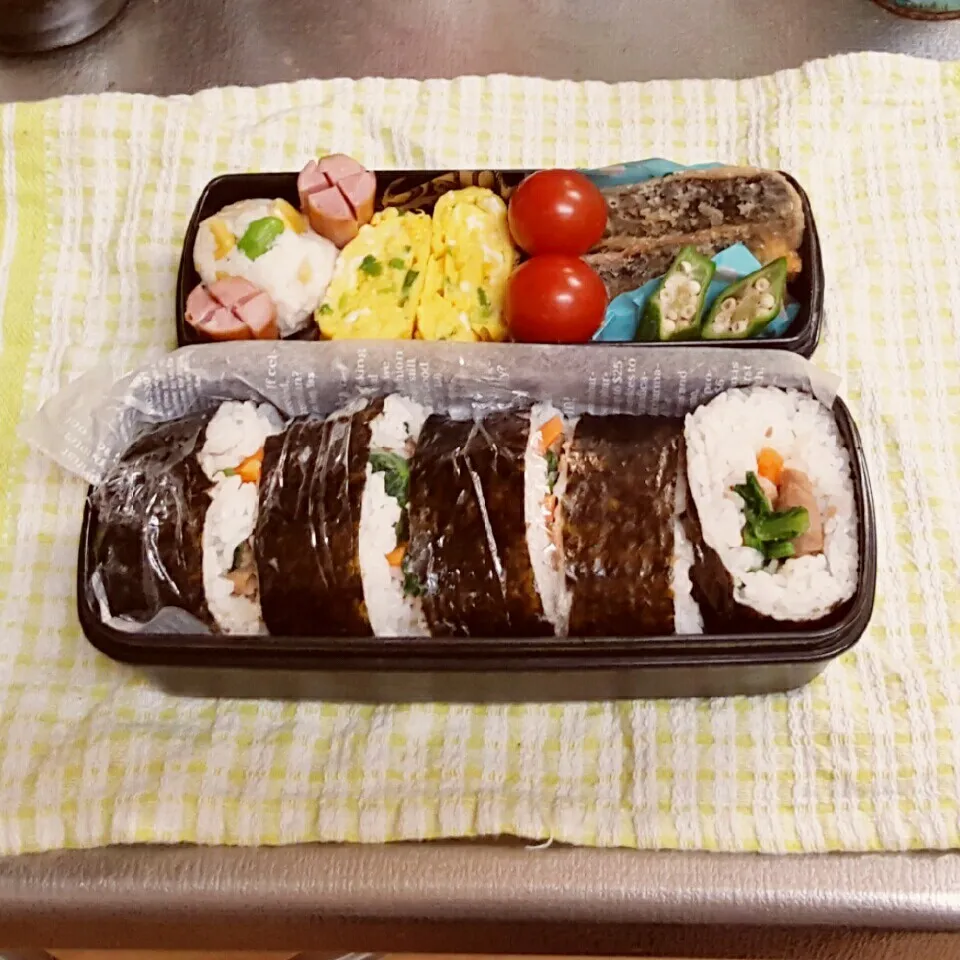 Snapdishの料理写真:中2男子弁当 188|みなみなさん