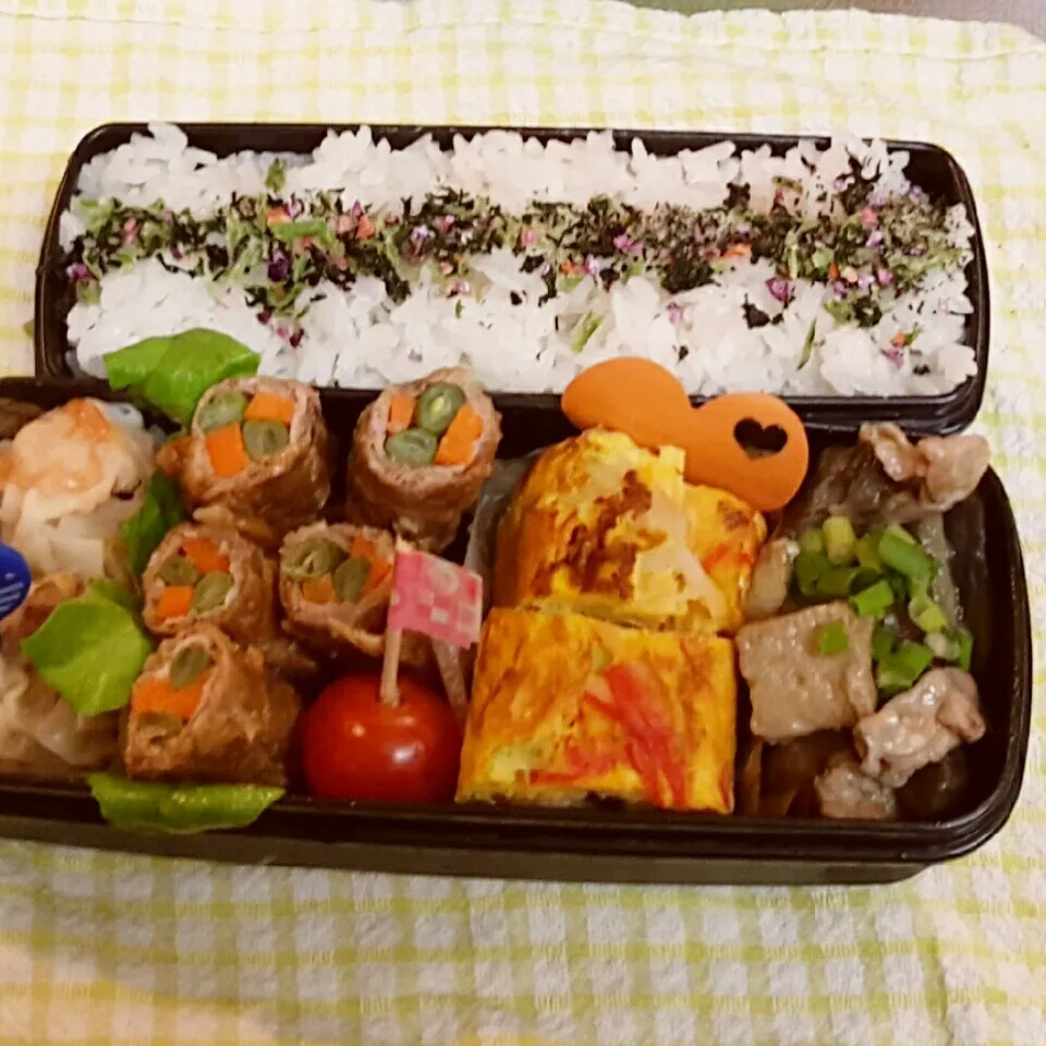 Snapdishの料理写真:中2男子弁当 178|みなみなさん