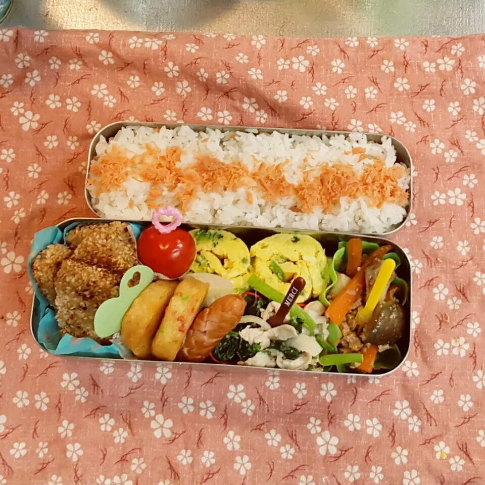 Snapdishの料理写真:中2男子弁当 172|みなみなさん