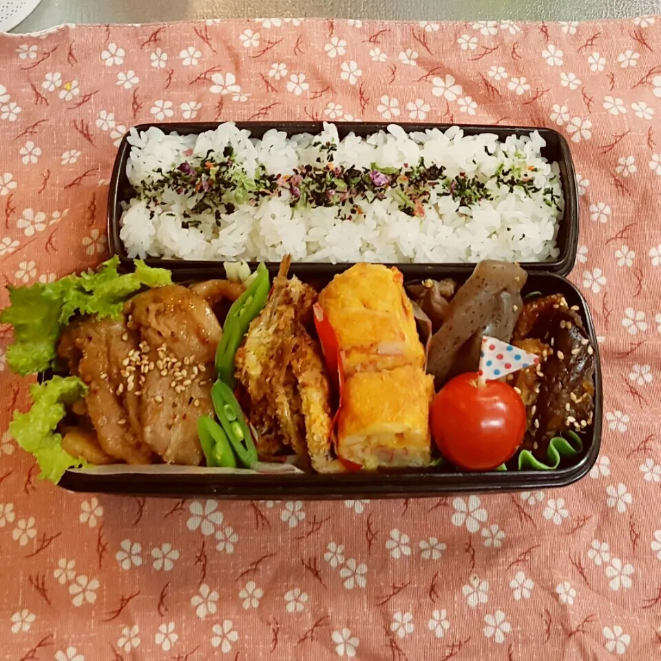 Snapdishの料理写真:中2男子弁当 168|みなみなさん