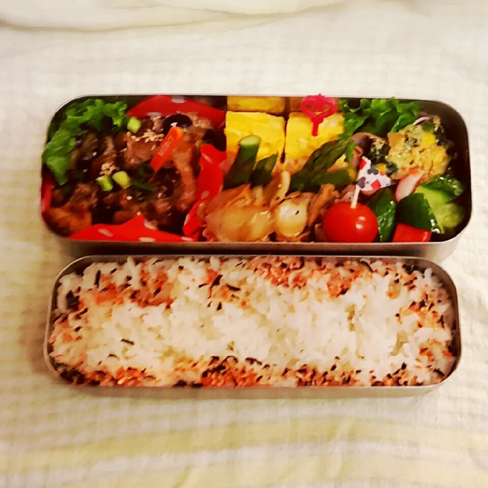 Snapdishの料理写真:中学男子弁当 122|みなみなさん